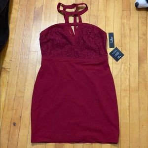NWT Lulus evening dress (maroon)